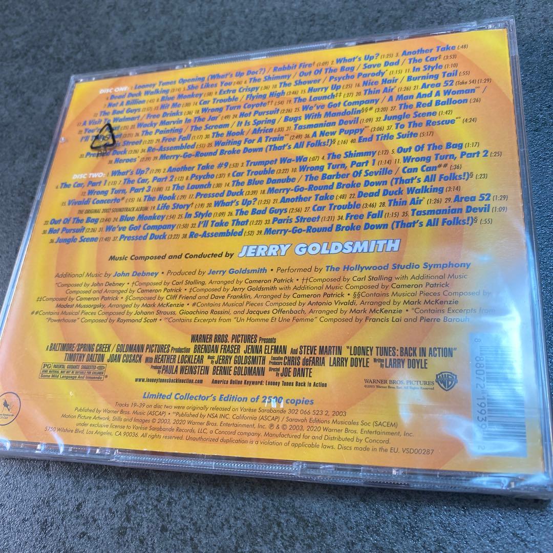 廃盤サントラCD「ルーニー・テューンズ・バッグ・イン・アクション」2
