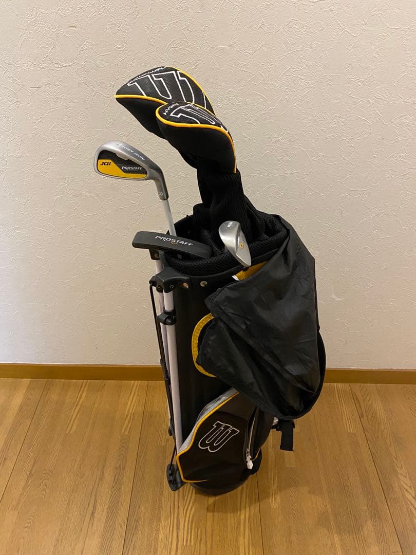 wilson PRGR ジュニア用ゴルフクラブセット ウイルソン プロファイル クラブセット (6本セット) カーボン(クラブ