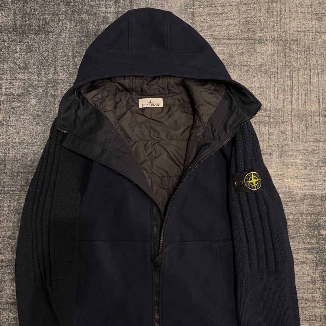 stone island アウター ニット上杉柊平着用 - メルカリ