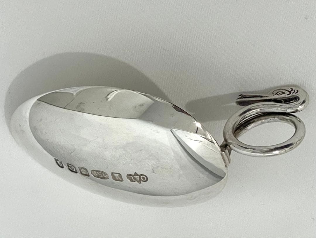 激レア！英国製 ブリタニアシルバー958 純銀スプーン 36.3g ホールマーク