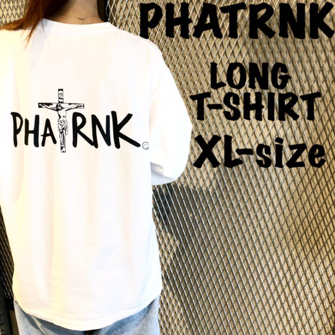 XL PHATRNK/ファットランク キリスト ビッグロゴ ロンT 白 - メルカリ