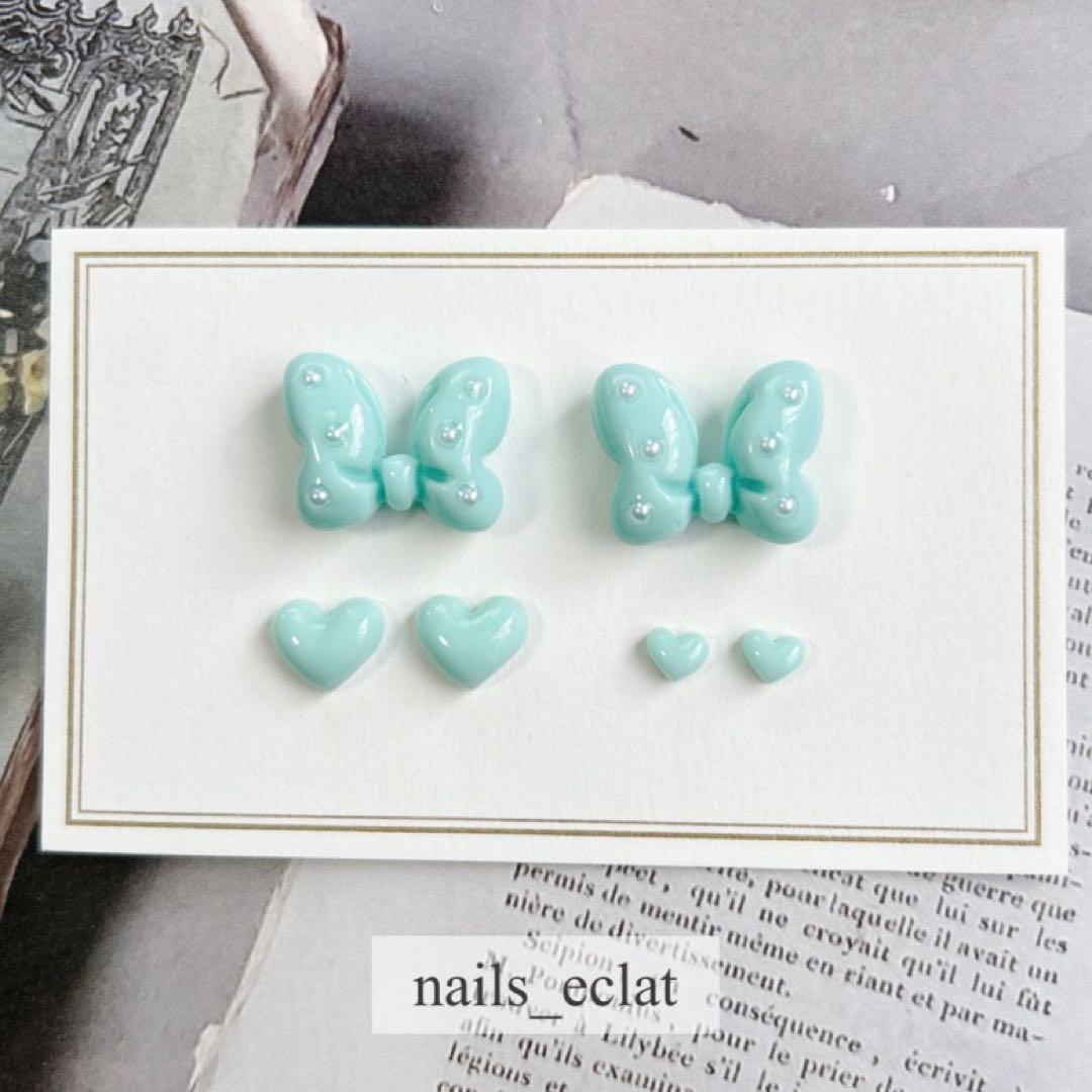 レジン パーツ ディズニー ミニー リボン ファンタジー デコ ネイル