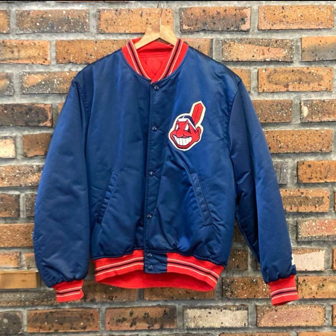 MLB インディアンス ガーディアンズ スタジャン STARTER社製 90's