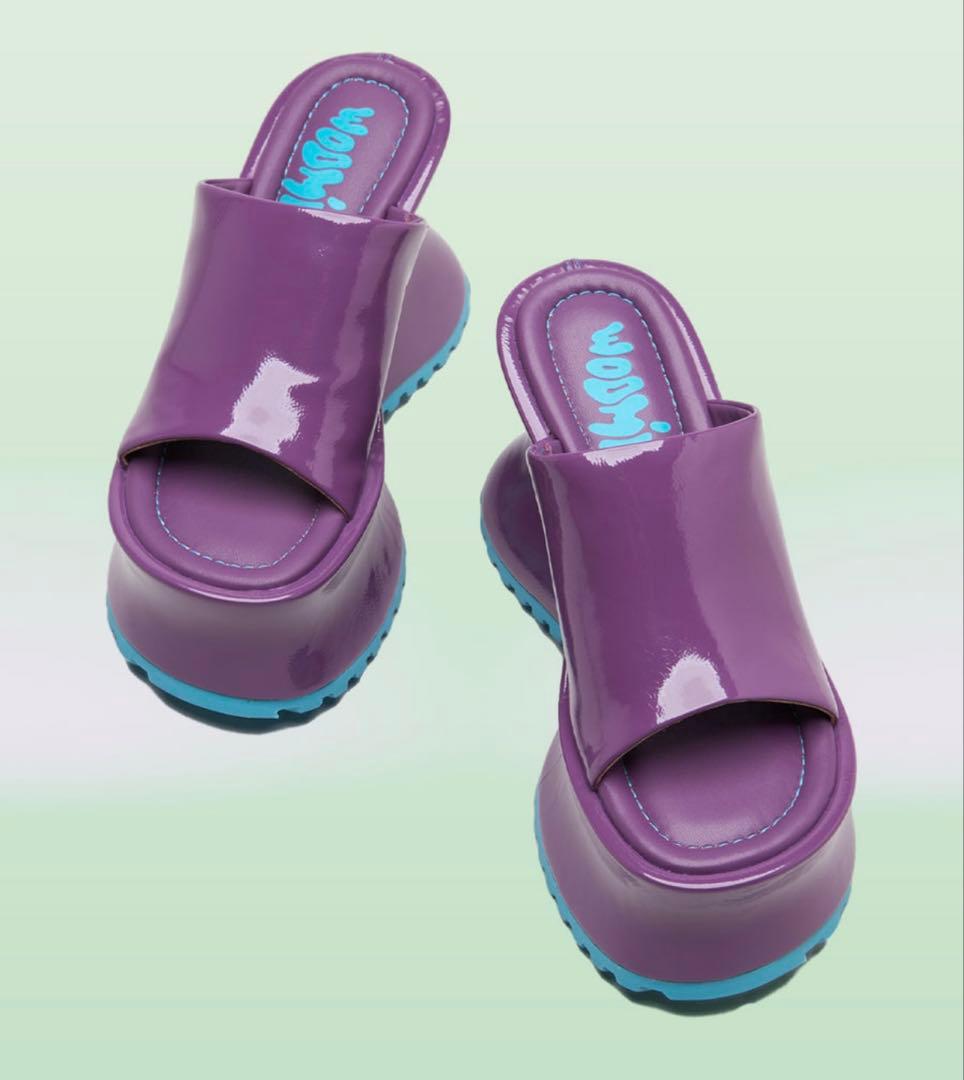 WOOMII コレット パープル クリンクル 37 試し履きのみ