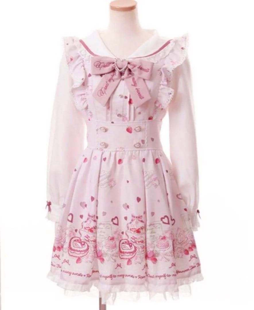 LIZLISA Many Hearts Afternoontea柄 ワンピース - メルカリ