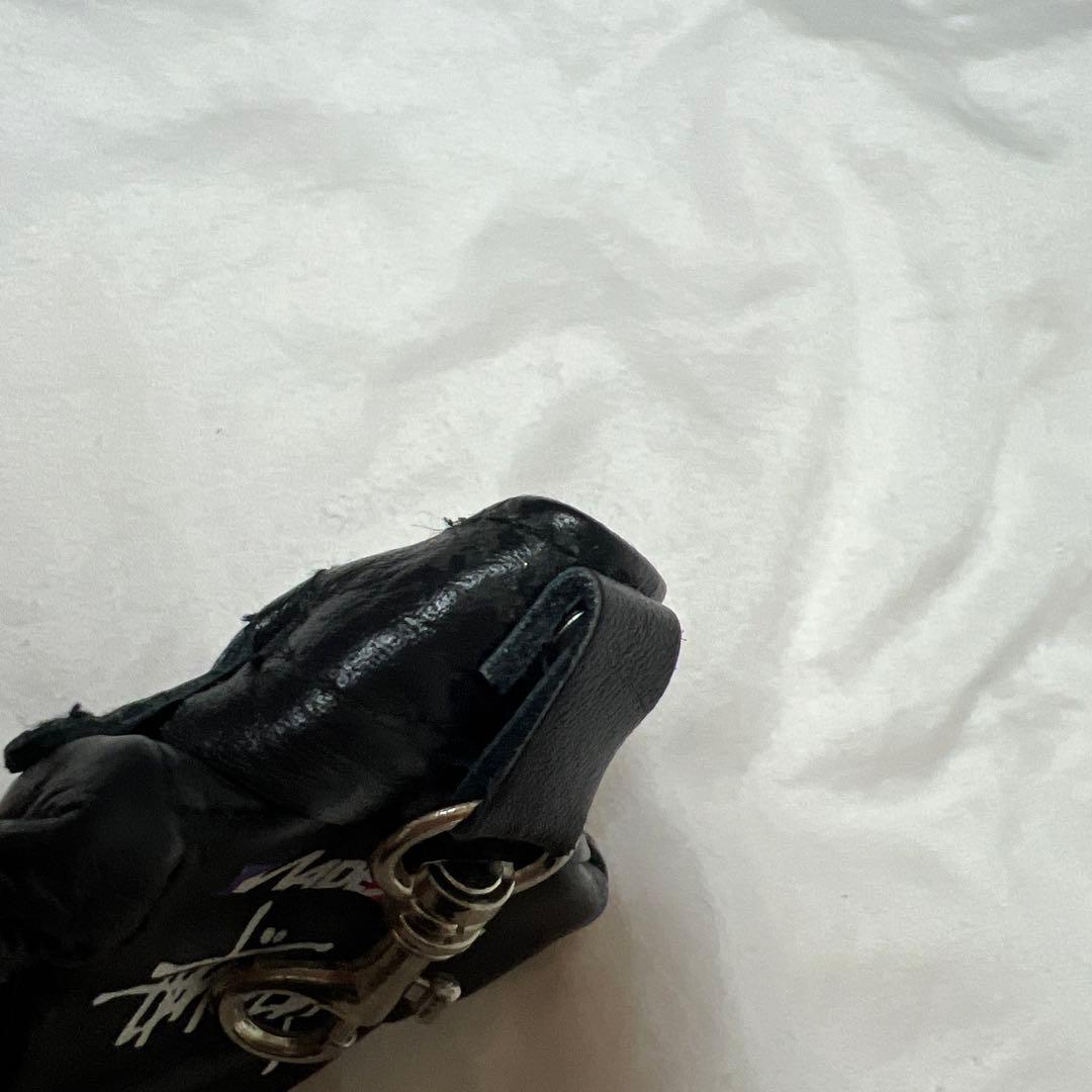 old stussy ライダース キーホルダー 革ジャン