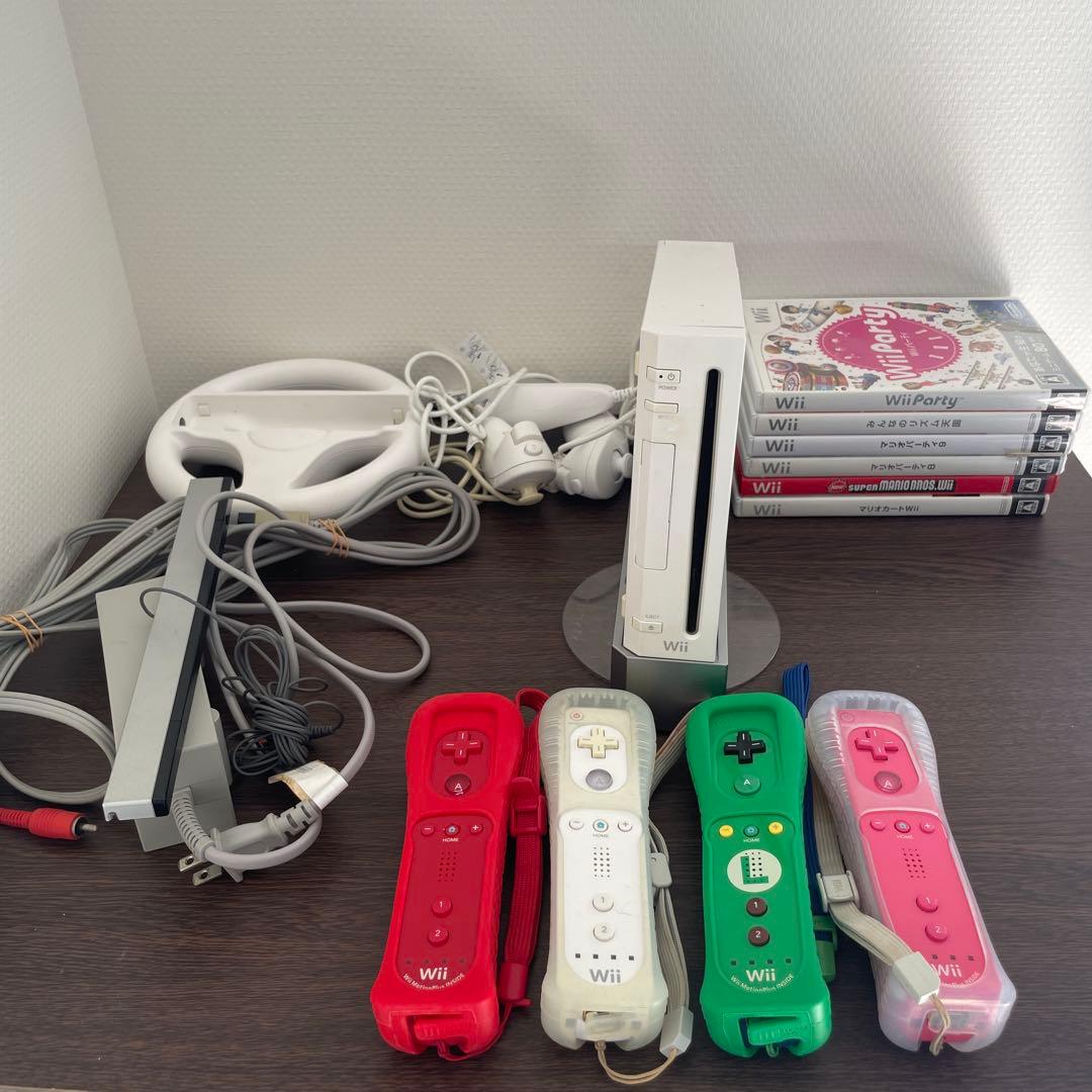 フルセット】Wii 本体セット マリオカートWii付 動作未確認 ジャンク