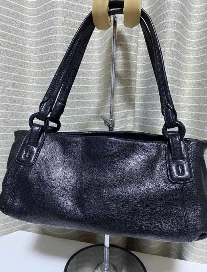 genten　黒いレザーハンドバッグ 楽天市場】☆ genten ゲンテン バッグManuale（マヌアーレ） 手さげ