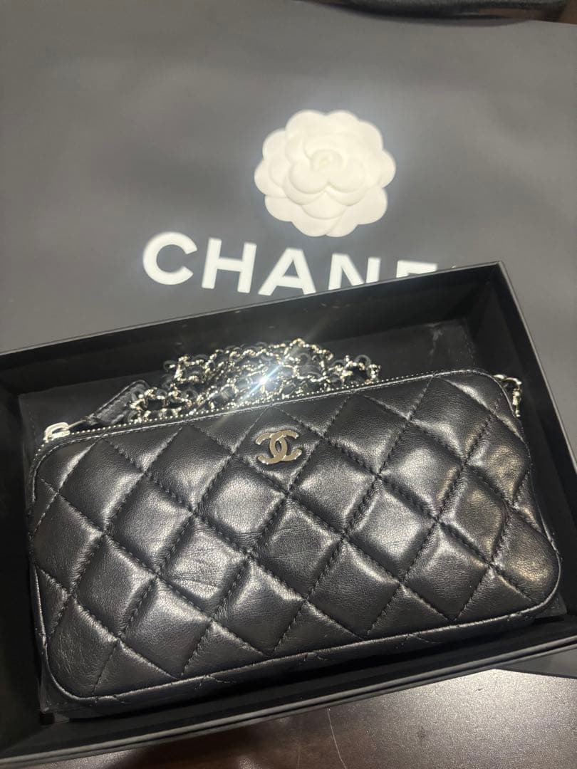 CHANEL シャネル マトラッセ　Cウォレットポーチ CHANEL（シャネル） ポーチ マトラッセ レディース ブランド