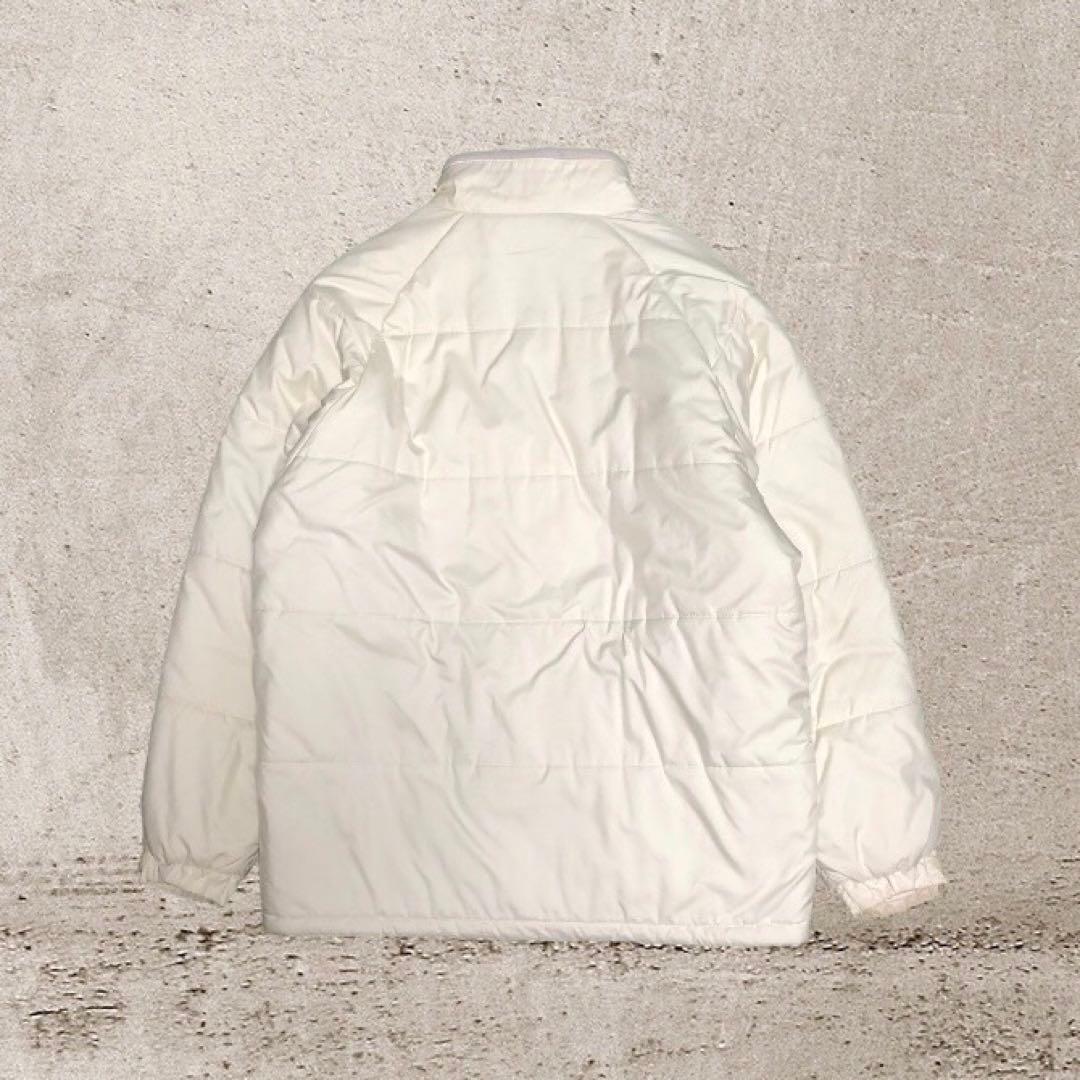 00s ナイキ NIKE ダウンジャケット ホワイト 白 ワンポイント 刺繍