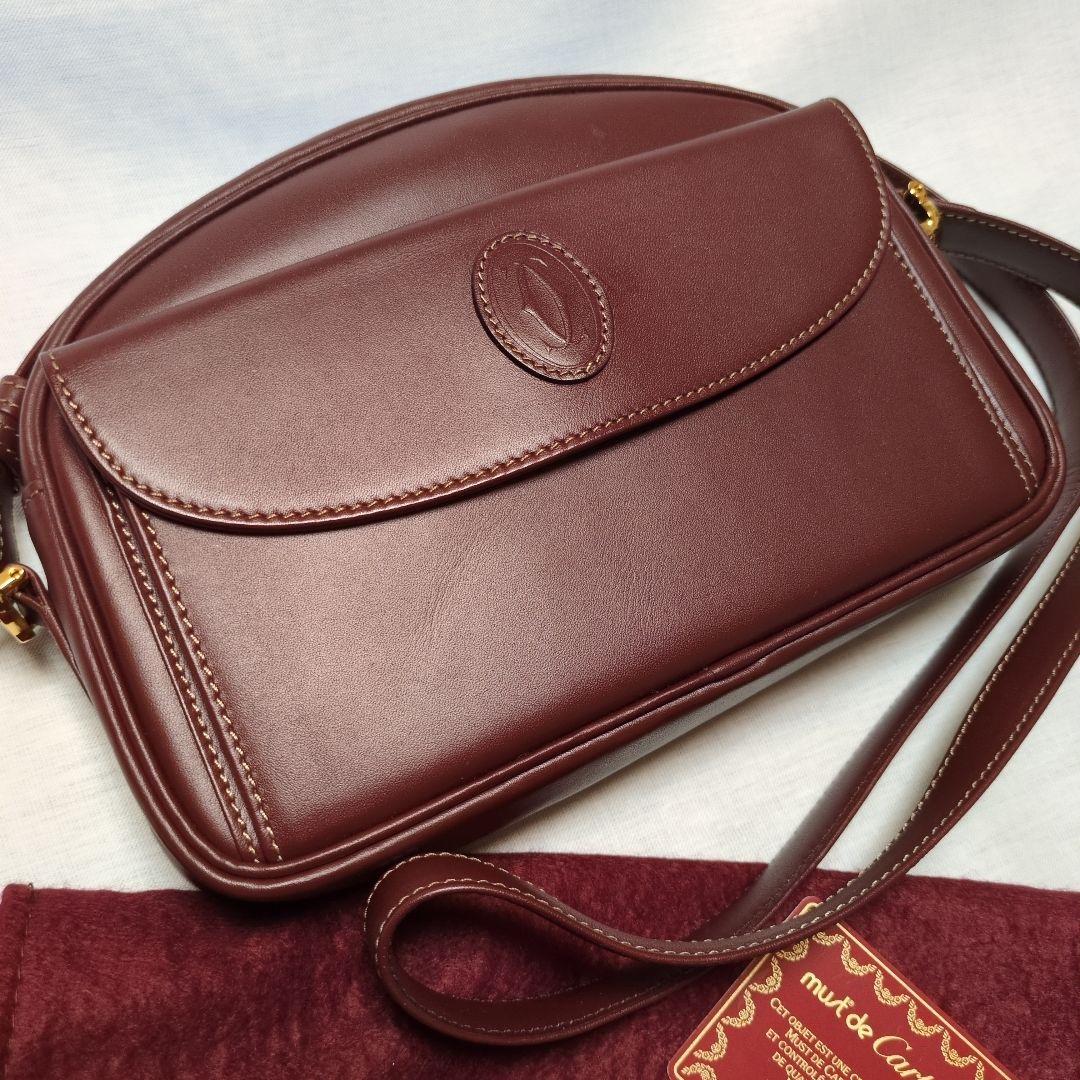 □極美品□マストドゥカルティエ ショルダーバッグ マストライン