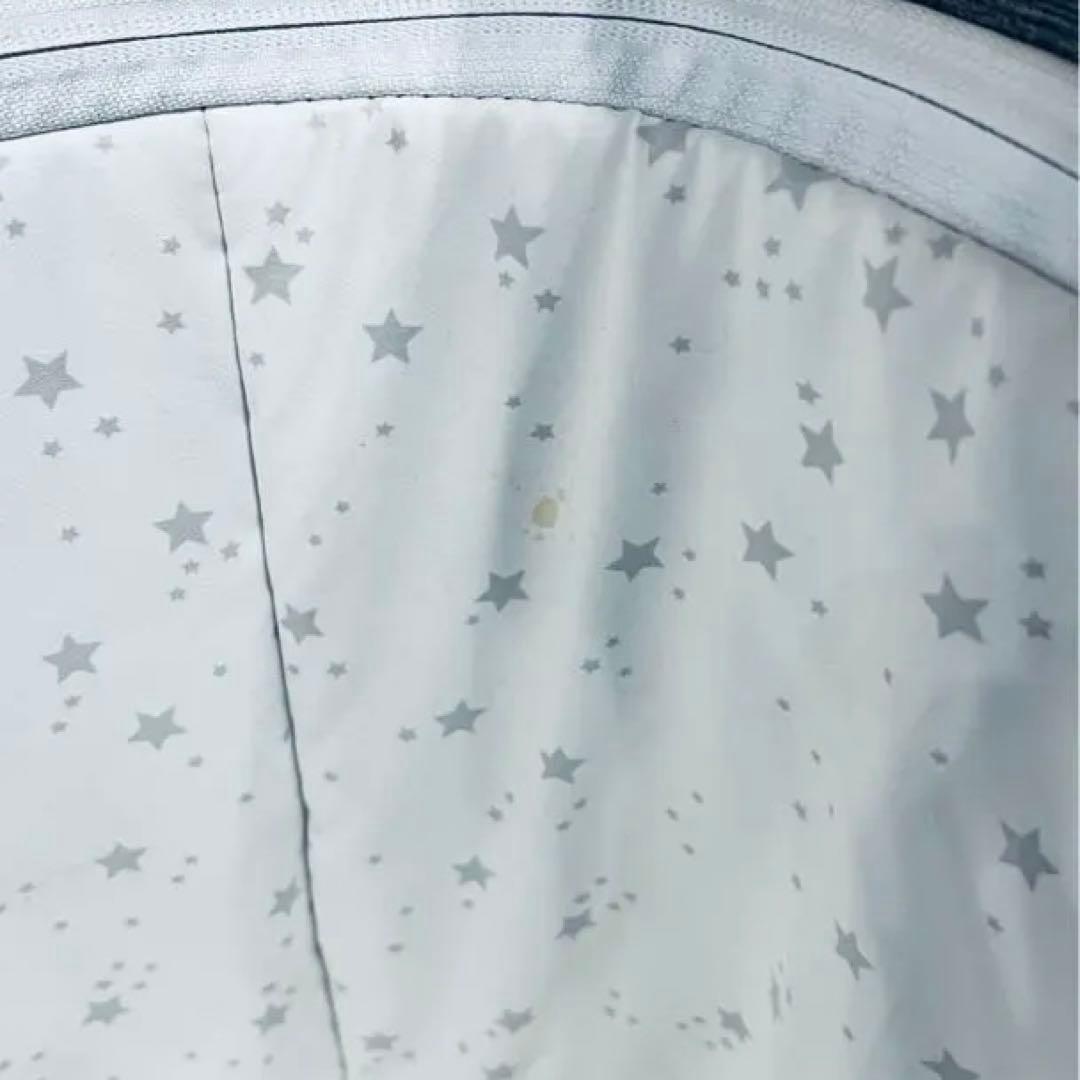 《美品》HZDMJ ベビーベッド　グレー　赤ちゃん 持ち運び