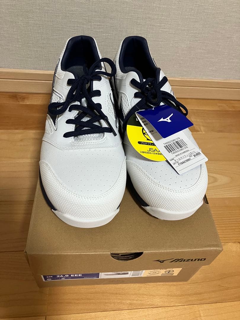 【新品・未使用】ミズノ 安全靴 オールマイティ LSⅡ 11L 26.0cm