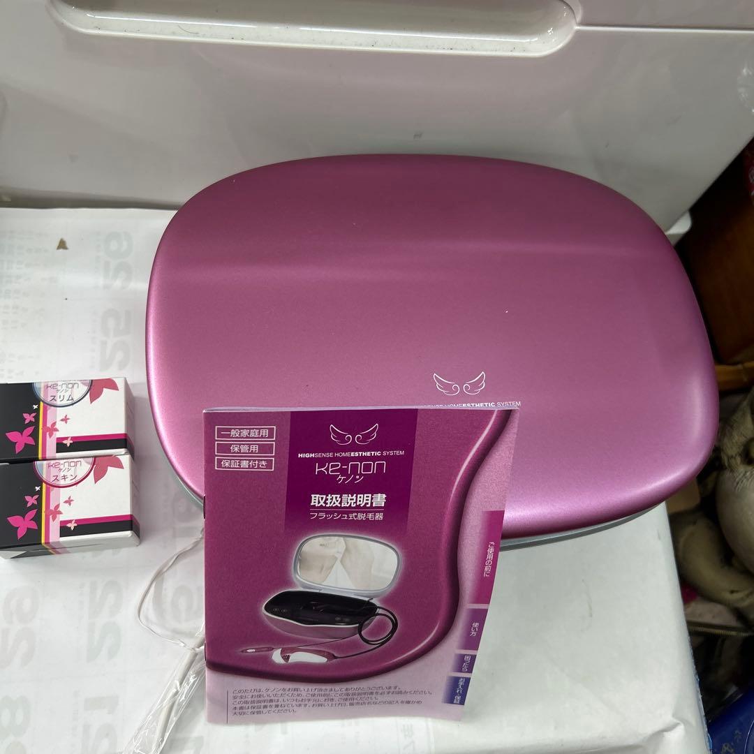 ケノン NIPL-2080 眉毛脱毛器付き ピンク 残99%】脱毛器 ケノン Ke-non 6.3 眉毛脱毛器付 シャインピンク - メルカリ
