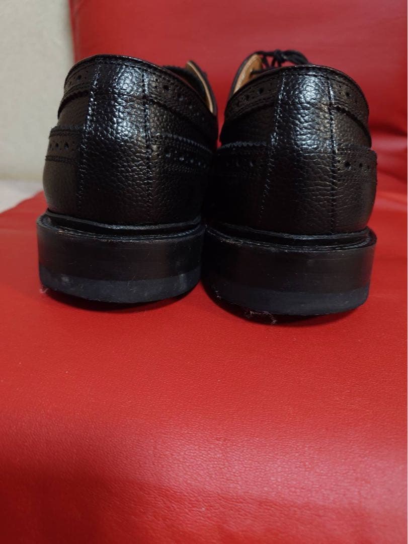 【ほぼ未使用・美品】REGAL 2589 黒 25.5cm ウィングチップ 革靴