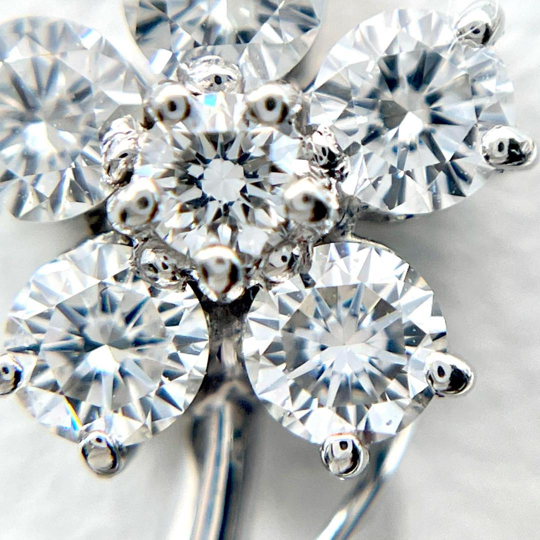 美品 ロイヤルアッシャー ダイヤ 0.40ct ブローチ K18 Pt900 金