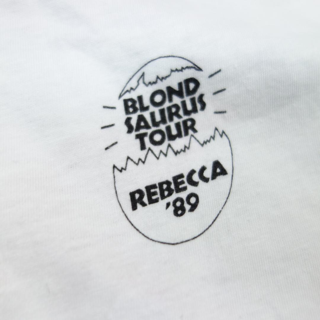 3751 レベッカ Rebecca 89年ブロンド サウルス ツアー tシャツ - メルカリ