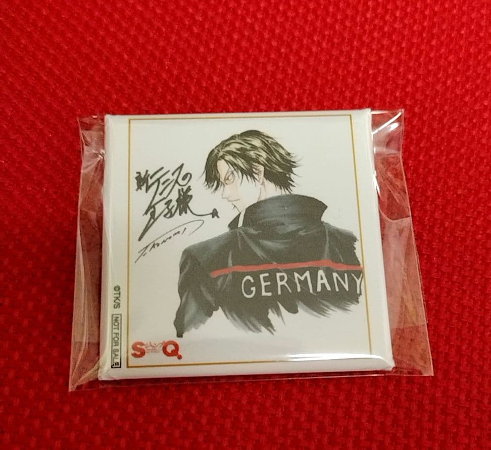 ジャンプSQ. 新テニスの王子様 手塚国光 角缶バッジ 当選品