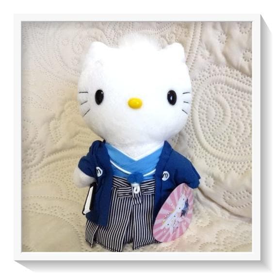 タグ付き未使用】当時物 ハローキティ&ダニエル 白無垢 ぬいぐるみ