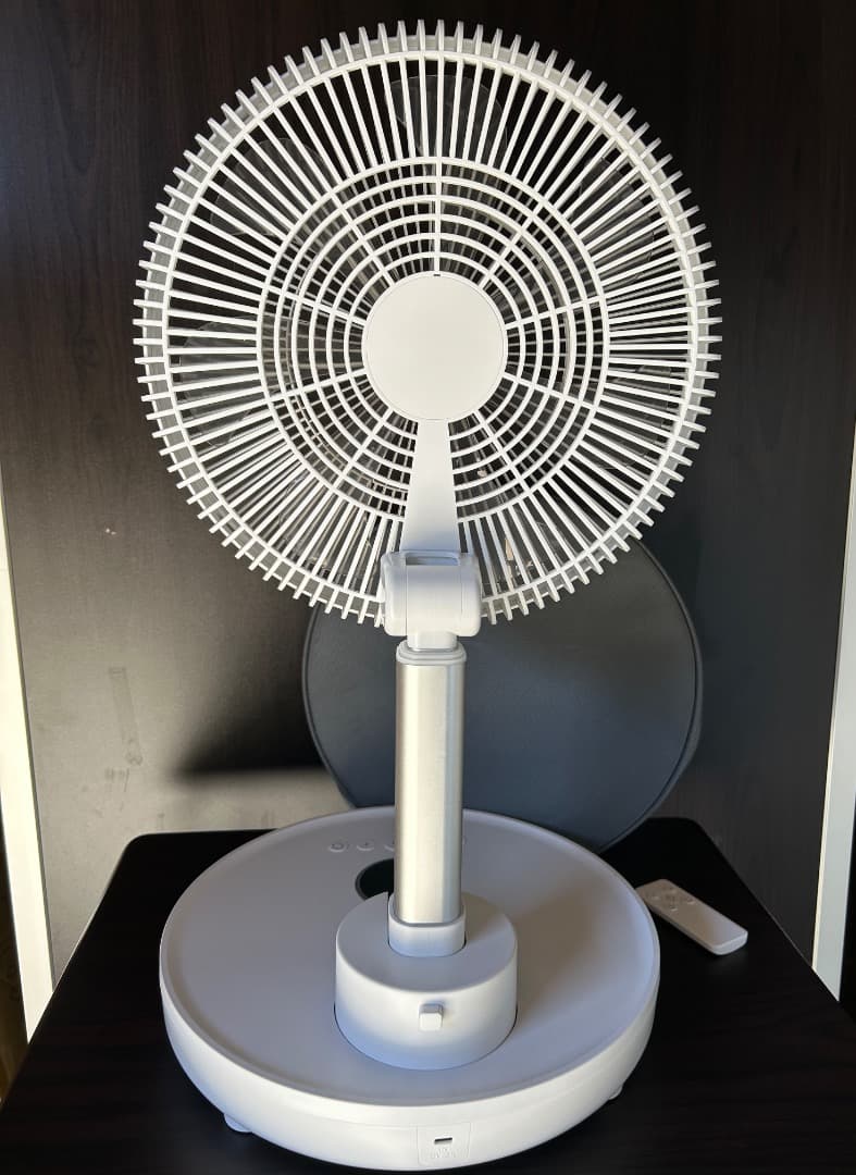 折りたためるコードレスDC扇風機 2025年製