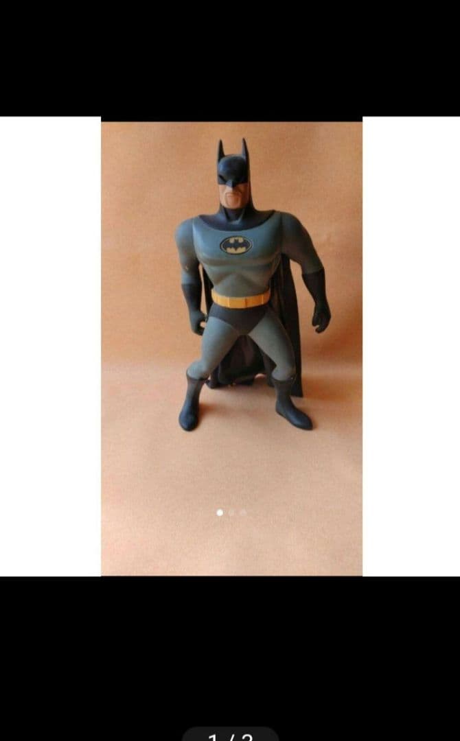 バットマンフィギュア　１９９０年物 当時物 1989年 ツクダホビー 1/6 バットマン ソフビ フィギュア レトロ