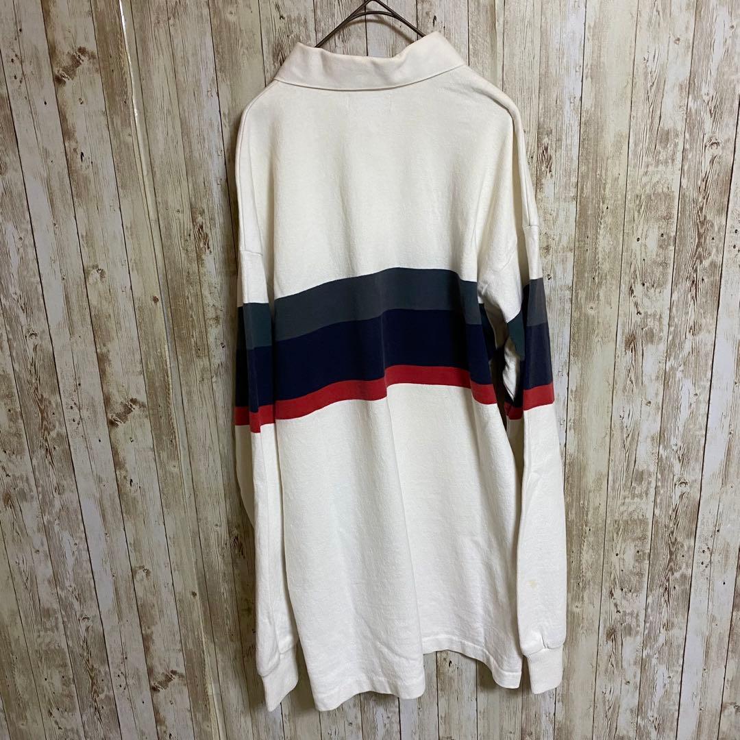 638】常田大希着用類似80'sUSA製L.L.Bean ラガーシャツホワイト - メルカリ