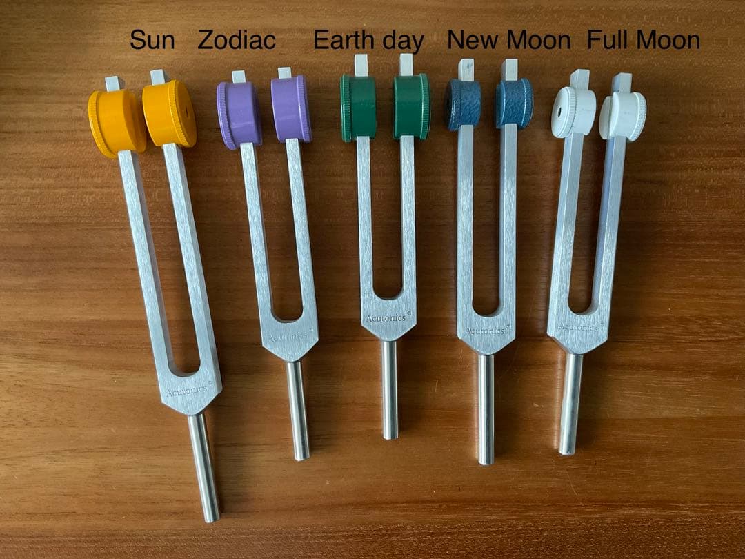 Acutonicsの惑星音叉（太陽、ゾディアック、地球、新月、満月） - メルカリ