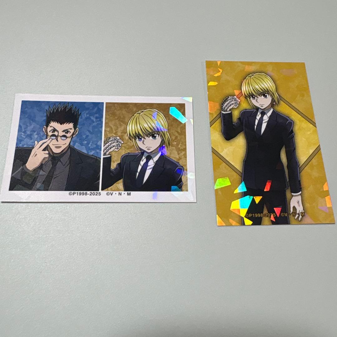 HUNTER×HUNTER ホログラムイラストカード クラピカ レオリオ - メルカリ