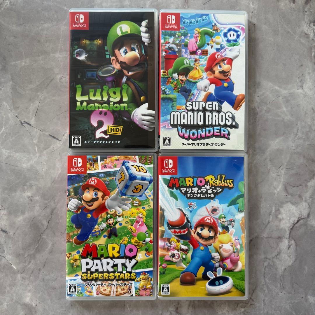 Nintendo Switch ソフト マリオ 4本セット - メルカリ