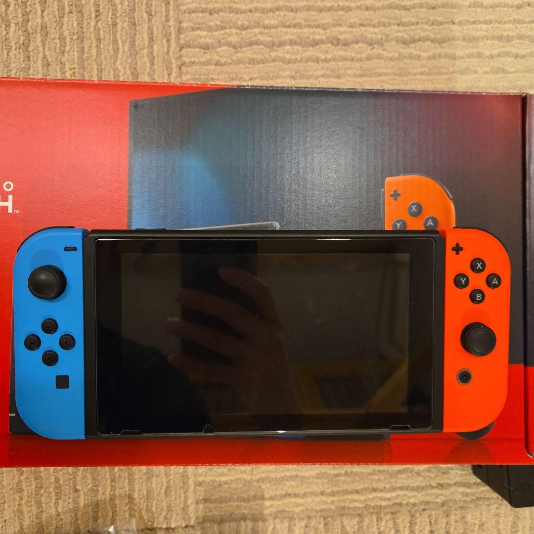 Nintendo Switch ネオンブルー/ネオンレッド - メルカリ