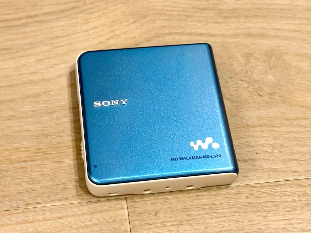 SONY MZ-E630 ポータブルMDプレーヤー ブルー - メルカリ