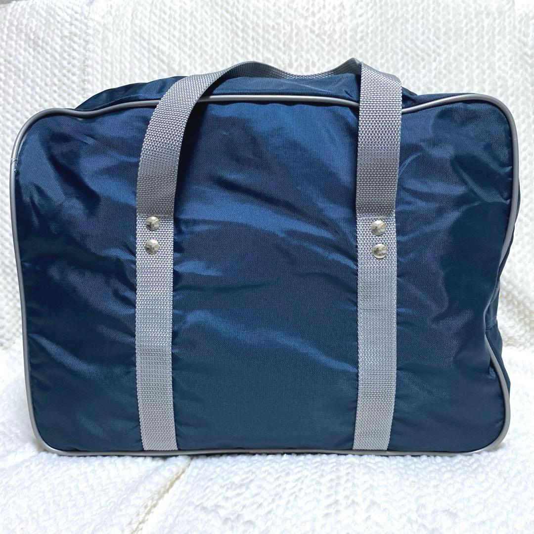 くり様 旧型】ワールドペガサス スクバ スクールバッグ 紺 チャーム付