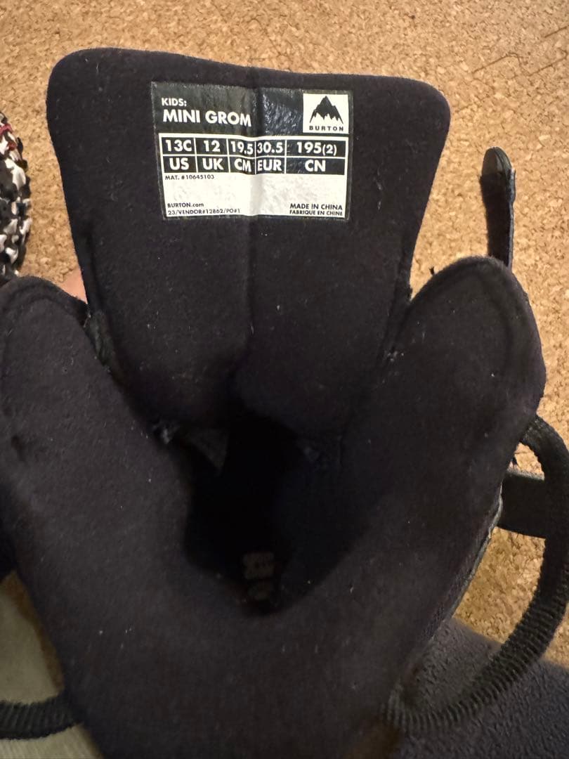 Burton スノーボーツ Mini GROM 19.5cm