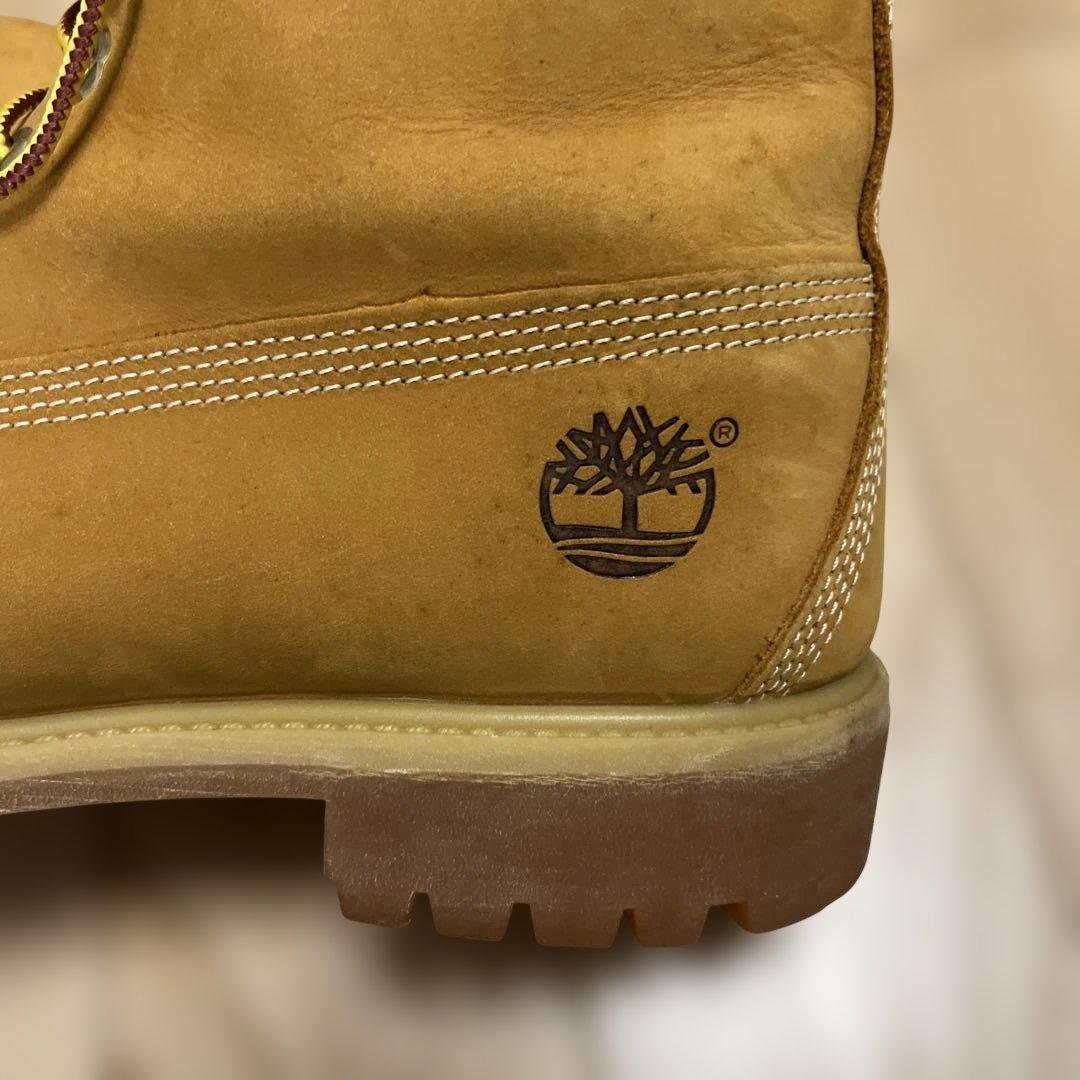 Timberland ベージュ スエード ハイカットブーツ　8.5W