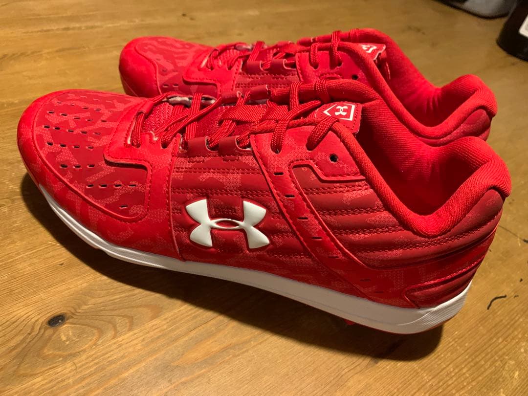 アンダーアーマー　スパイク赤　レッド　28cm 楽天市場】赤（ブランドアンダーアーマー）（スパイク｜野球・ソフト