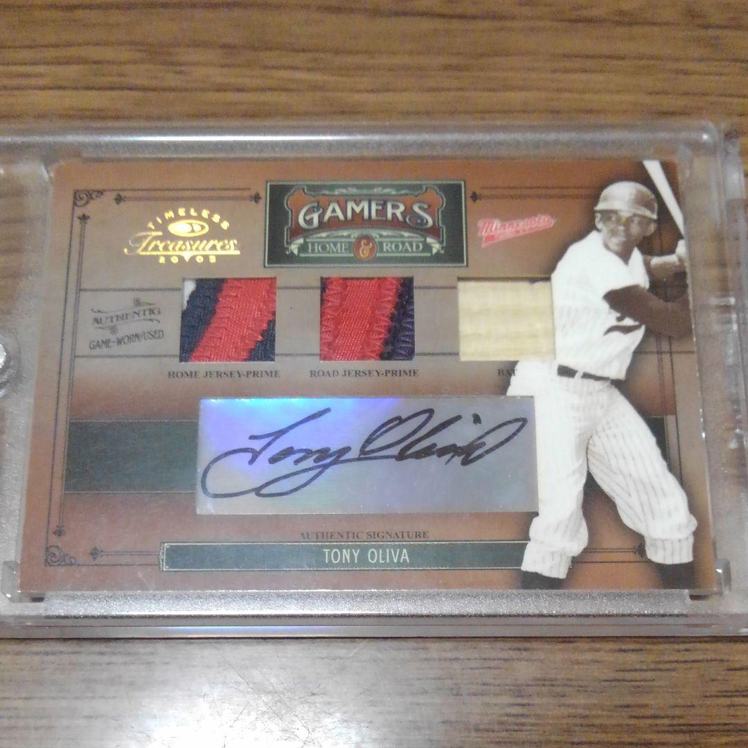 MLB 2021 ＨＯＦ TONY OLIVA auto 5シリ Minnesota Twins HOF outfielder autograph