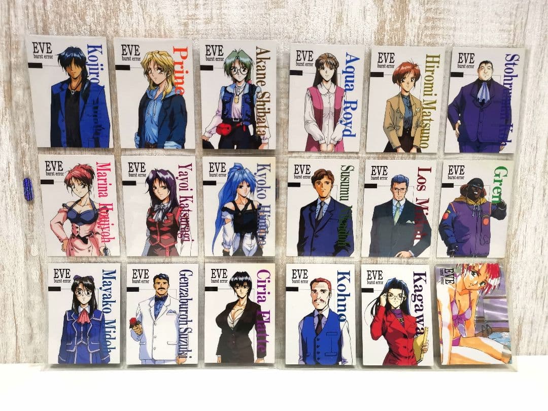 EVE バーストエラー トレーディングカード 99種 フルコンプ 希少