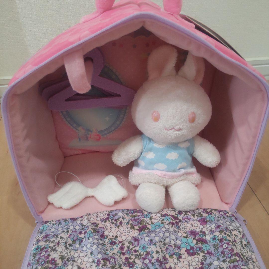 マザーガーデン うさもも おほしさまハウス ぬいぐるみ ハウス型収納