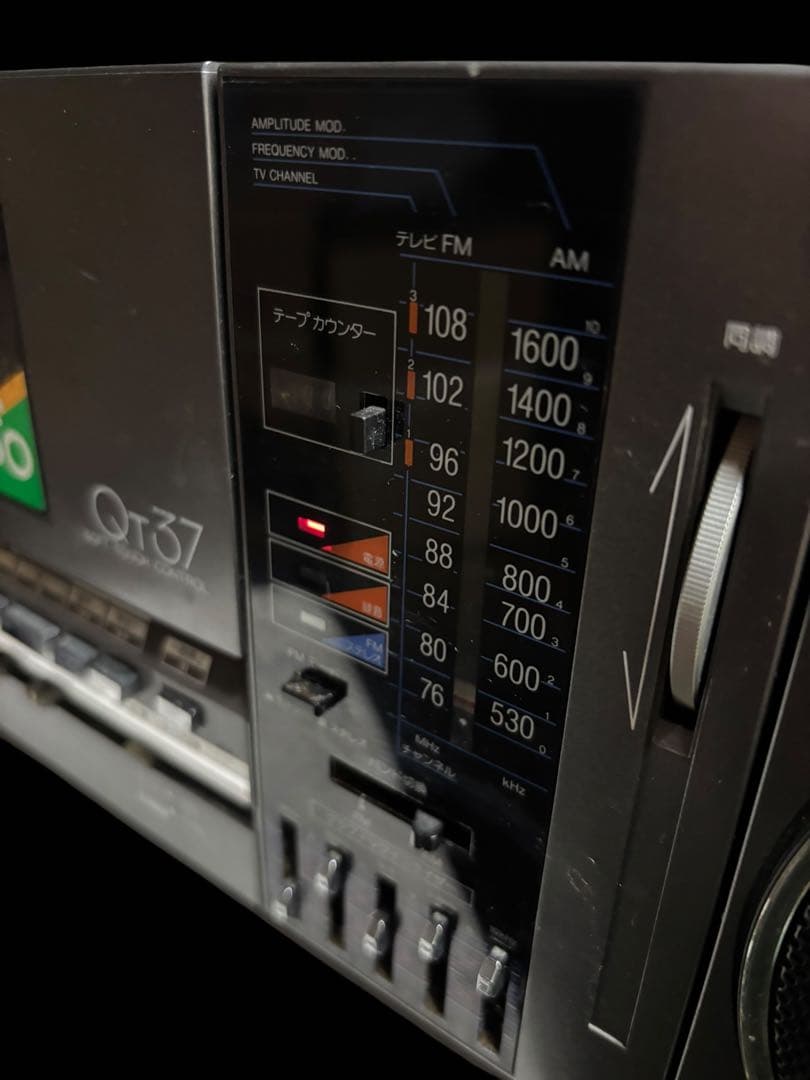 T*u様 当時物SHARP QT-37Gシャープ ラジカセ