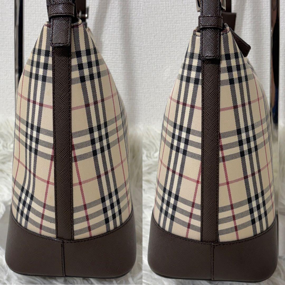 バーバリー ワンショルダーバッグ ノバチェック キャンバス