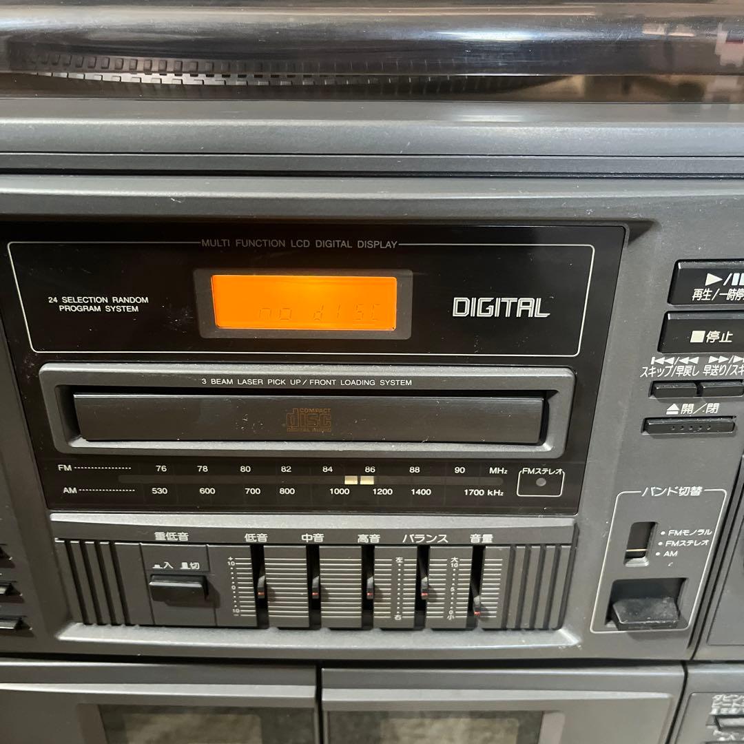 コロムビア ステレオコンポ レコード CD カセット ラジオ G-300 - メルカリ