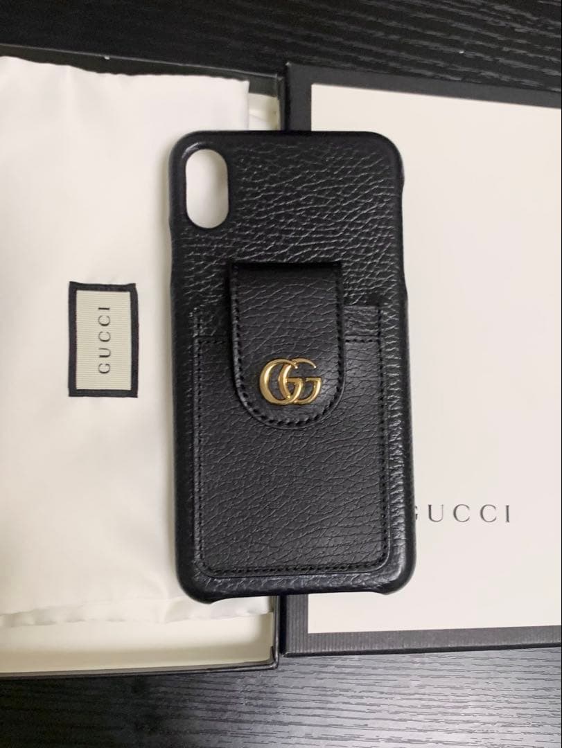 【GUCCI】グッチ レザー GGマーモント iPhoneXSMaxケース すぐ届く【GUCCI】GGマーモント レザー キーケース (GUCCI/キーケース