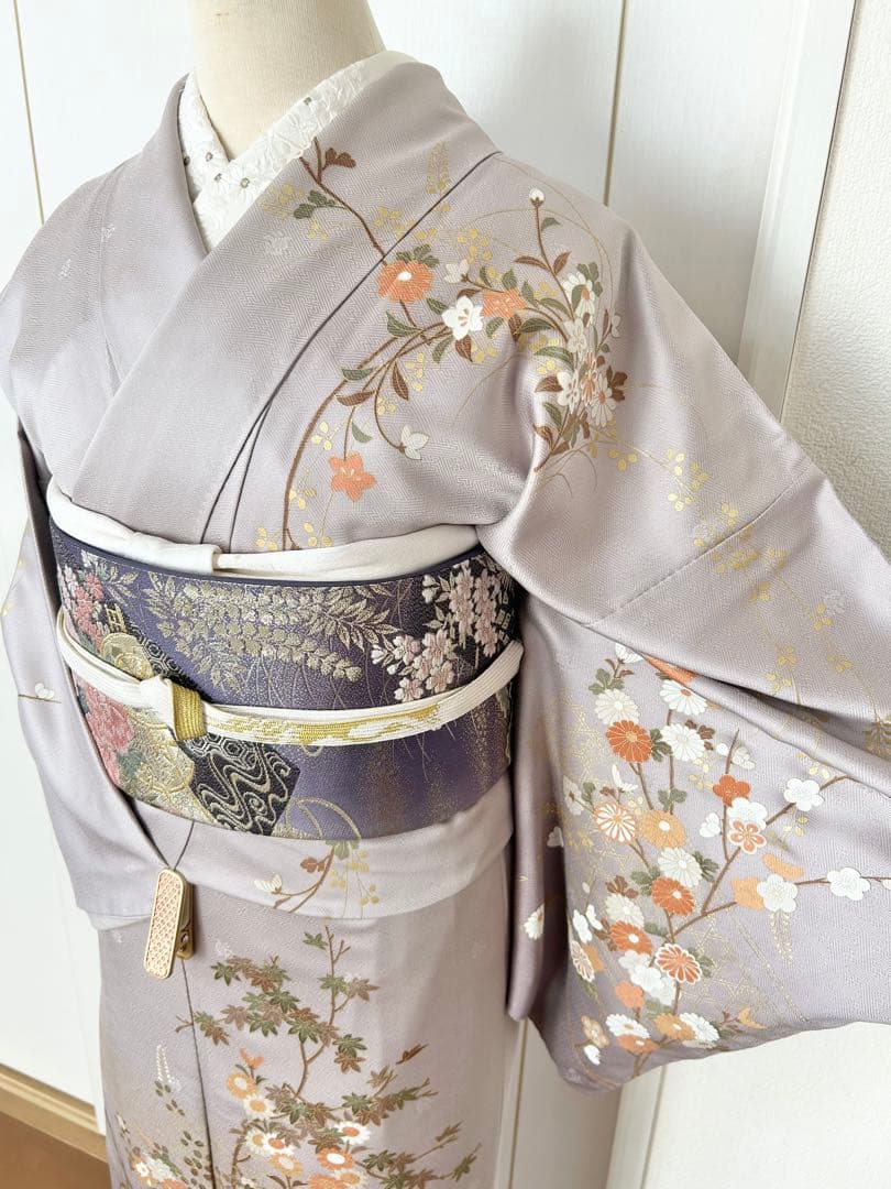 正絹訪問着 フルセット4点 卒業式 入学式 七五三 お宮参