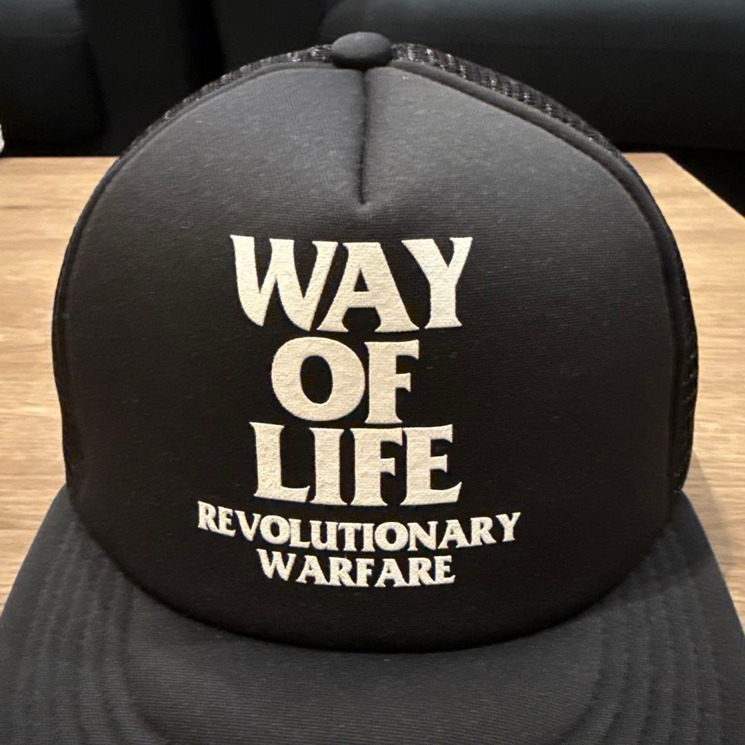 rats WAY OF LIFE MESH CAP 25ss 黒
