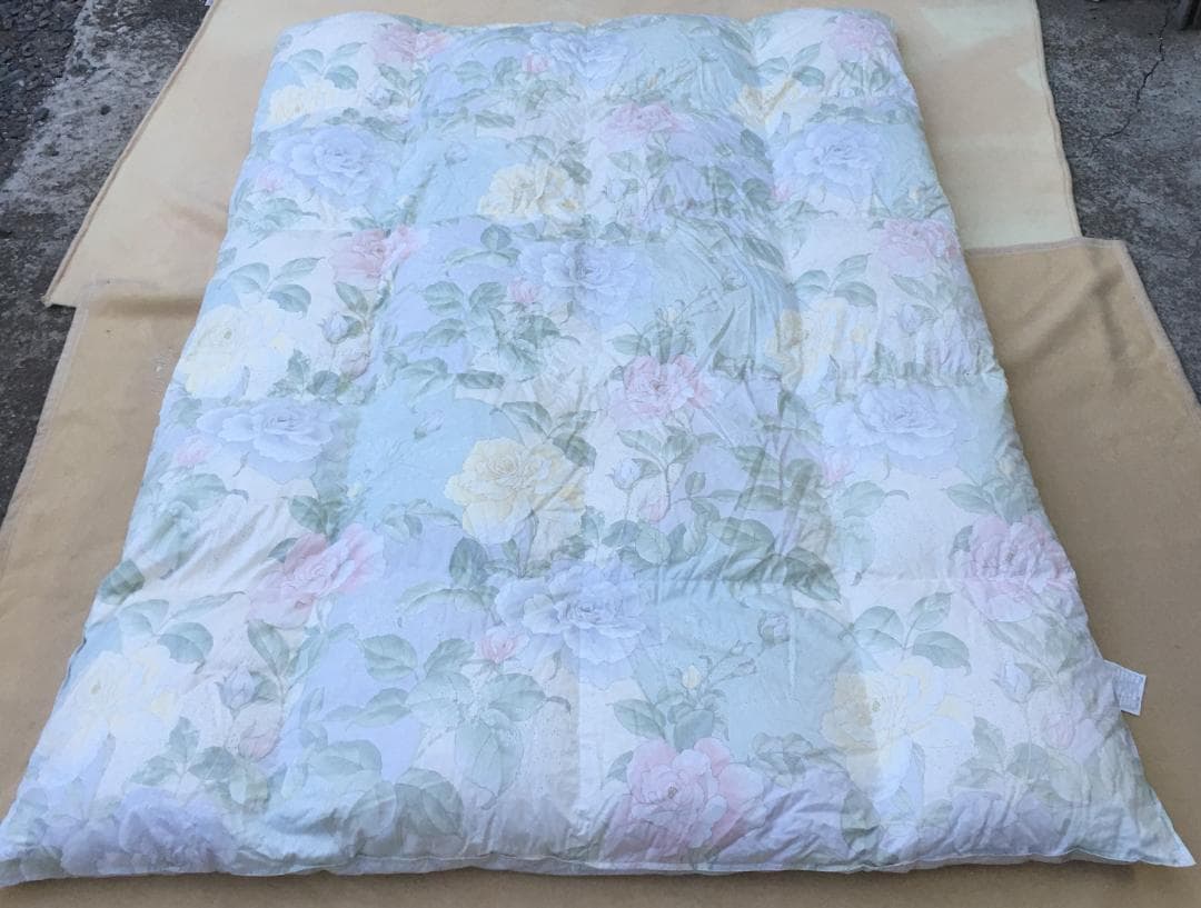 未使用 カーシーエンジョイ 羽毛掛ふとん EA-6665 1.3kg ハンガリー