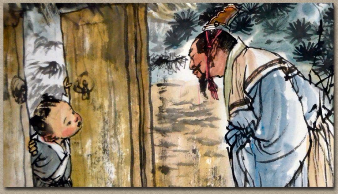 三顧の礼 関羽・張飛・劉備 三国時代の人物物語 水墨画 - メルカリ