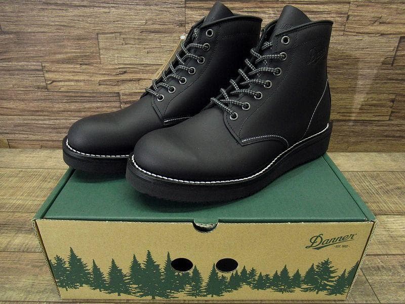 新品 日本製 ダナー ミルバスター 撥水レザー ワーク ブーツ 黒 27.5