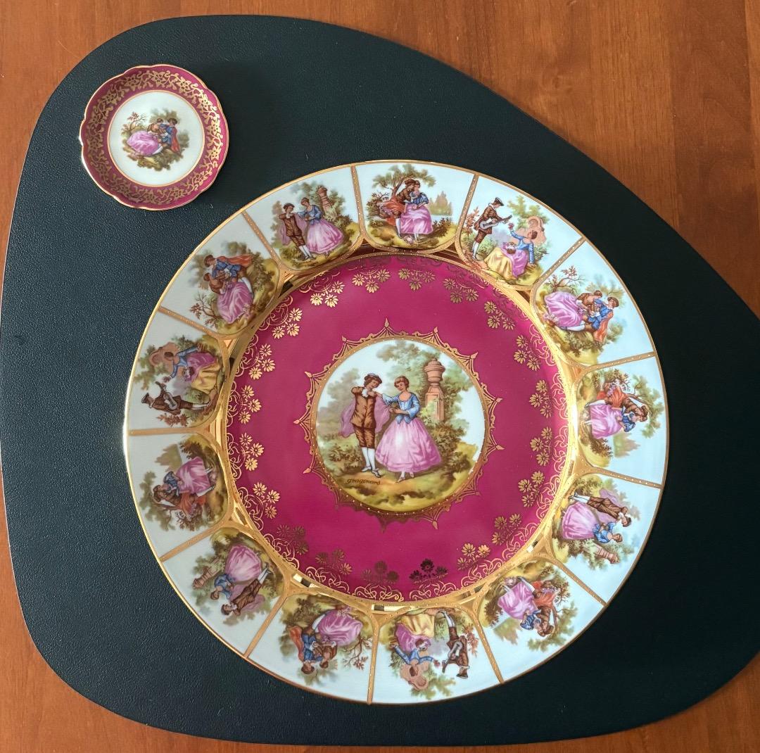 【専用】JKWドイツ製 大皿 ＆ LIMOGES 豆皿 ＋2枚セット 計4枚 専用】JKWドイツ製 大皿 ＆ LIMOGES 豆皿 ＋2枚セット 計4枚 専用】JKW