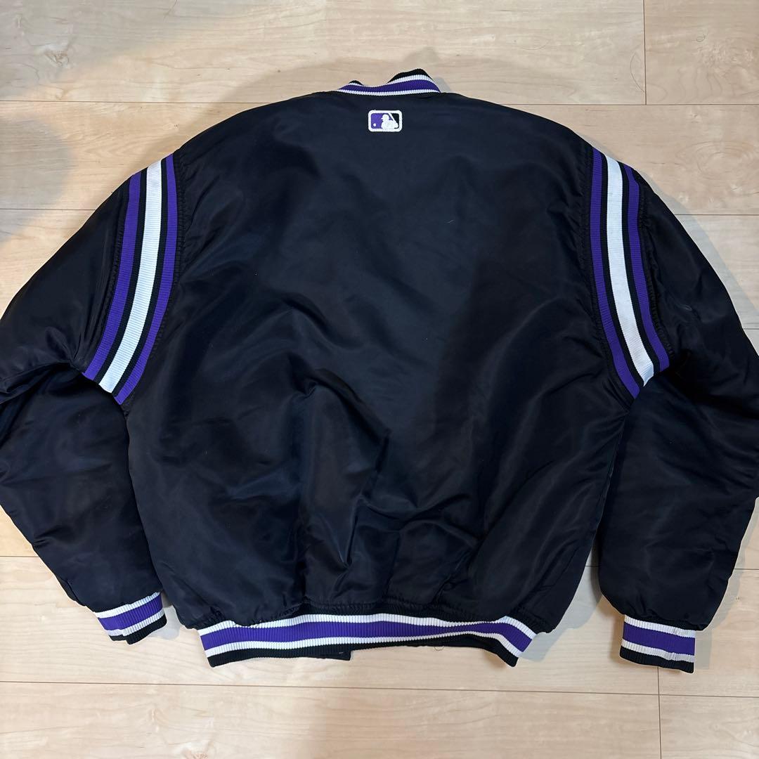 90s】STARTER MLB コロラド・ロッキーズ スタジャン Lサイズ - メルカリ