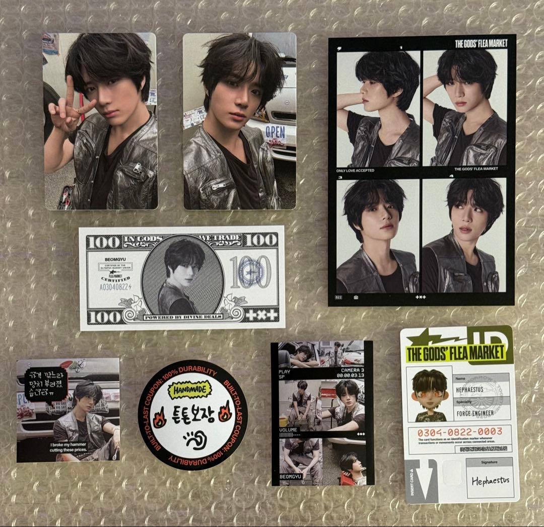 TXT ボムギュ デコキット DECO KITトレカ ステッカー - メルカリ